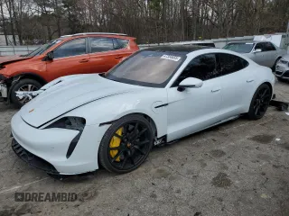 2020 Porsche Taycan Turbo with VIN WP0AC2Y18LSA72290, listed as a Copart auction lot 47388655 with 9,104 mi miles and Salvage title. Bid and sale history available at DreamBid. Image 1.