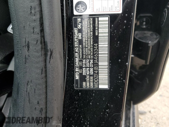 2018 Mercedes-Benz E 300 with VIN WDDZF4JB1JA463344, listed as a Copart auction lot 46793553 with 38,851 mi miles and . Bid and sale history available at DreamBid. Image 12.