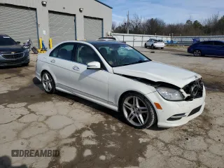 2011 Mercedes-Benz C 350 Sport with VIN WDDGF5GB9BF635029, listed as a Copart auction lot 42098025 with 263,508 mi miles and Salvage title. Bid and sale history available at DreamBid. Image 4.