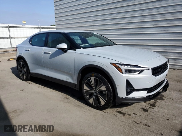2023 Polestar 2 with VIN YSMED3KA3PL147072, listed as a Copart auction lot 69332714 with 45,897 mi miles and Clean Title. Bid and sale history available at DreamBid. Image 4.