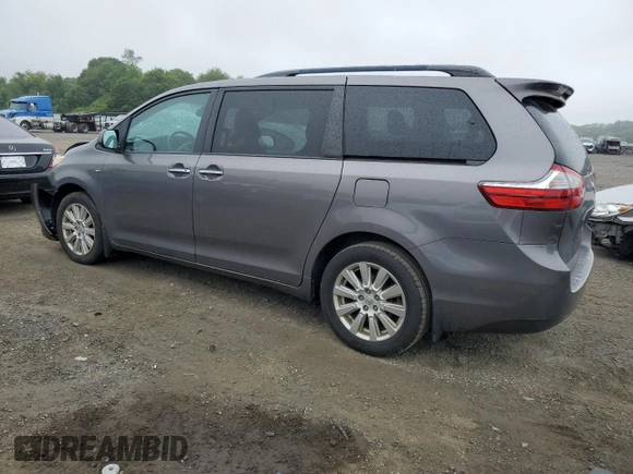 2017 Toyota Sienna XLE with VIN 5TDDZ3DC4HS187233, listed as a Copart auction lot 60227715 with 123,191 mi miles and Salvage title. Bid and sale history available at DreamBid. Image 2.