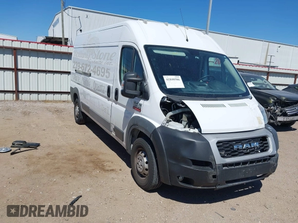 2017 Ram ProMaster Cargo with VIN 3C6TRVDGXHE539159, listed as a IAAI auction lot 41848586 with 263,092 mi miles and . Bid and sale history available at carsss.com. Image 1.