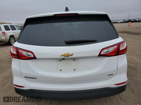 2021 Chevrolet Equinox LS with VIN 3GNAX5EVXMS173340, listed as a Copart auction lot 43257585 with 76,384 mi miles and Clean title. Bid and sale history available at DreamBid. Image 6.