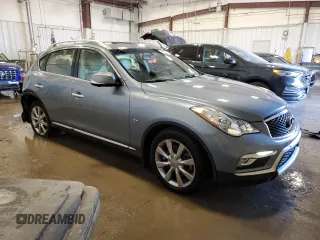 2017 Infiniti QX50 z VIN JN1BJ0RP7HM388499, wystawiony jako Copart lot #44345175 z przebiegiem 105 772 mil mil oraz Szkody całkowita. Historia ofert i sprzedaży dostępna na DreamBid. Obrazek 4.