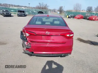 2017 Hyundai Sonata Sport with VIN 5NPE34AF6HH571353, listed as a IAAI auction lot 41796296 with 102,196 mi miles. Bid and sale history available at carsss.com. Image 16.