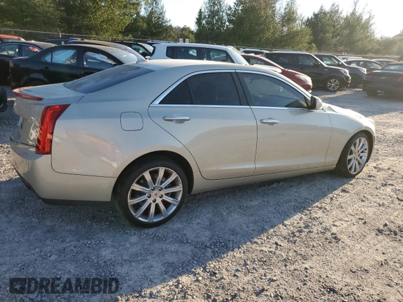 2014 Cadillac ATS Luxury AWD with VIN 1G6AH5RX9E0117273, listed as a Copart auction lot 46536525 with 126,518 mi miles and Salvage title. Bid and sale history available at DreamBid. Image 3.