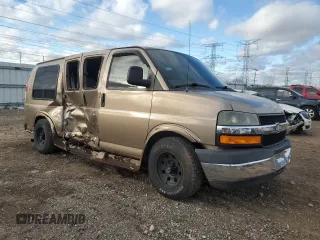 2004 Chevrolet Express Passenger z VIN 1GBFG15X641214559, wystawiony jako Copart lot #78751864 z przebiegiem 162 991 mil mil oraz Szkoda całkowita • Salvage title. Historia ofert i sprzedaży dostępna na DreamBid. Obrazek 4.