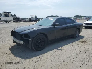 2014 Dodge Charger Police z VIN 2C3CDXAT4EH265871, wystawiony jako Copart lot #57843575 z przebiegiem 165 358 mil mil oraz Szkoda całkowita • Salvage title. Historia ofert i sprzedaży dostępna na DreamBid. Obrazek 1.