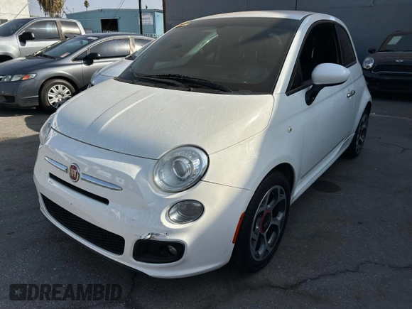 2016 FIAT 500 Sport with VIN 3C3CFFBR2GT176995, listed as a Copart auction lot 77235214 with 53,990 mi miles and Clean title. Bid and sale history available at DreamBid. Image 2.
