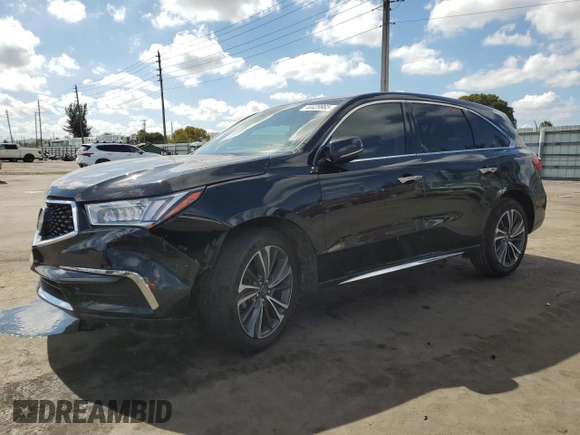 2020 Acura MDX w/Technology Pkg with VIN 5J8YD3H59LL001600, listed as a Copart auction lot 44429965 with 34,992 mi miles and Non Repairable. Bid and sale history available at carsss.com. Image 1.