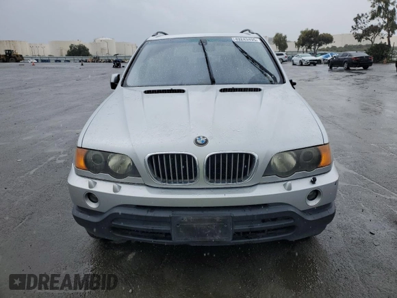2001 BMW X5 4.4i with VIN WBAFB33571LH19064, listed as a Copart auction lot 49243495 with 295,923 mi miles and Non Repairable. Bid and sale history available at carsss.com. Image 5.