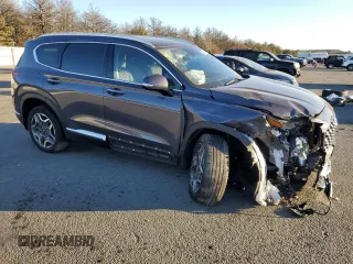2022 Hyundai Santa Fe Hybrid Limited with VIN KM8S5DA12NU047485, listed as a Copart auction lot 80131314 with 43,498 mi miles and Salvage Title. Bid and sale history available at carsss.com. Image 4.