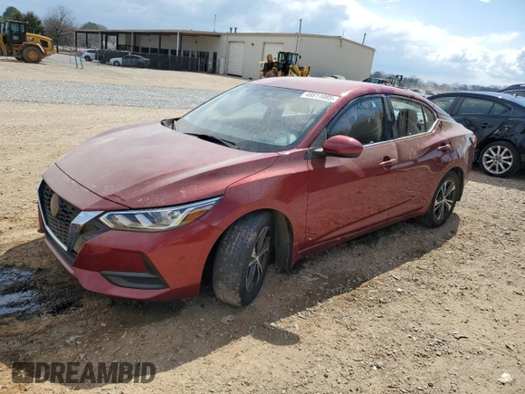 2021 Nissan Sentra SV с VIN 3N1AB8CV4MY325303, выставлен на аукционе Copart как лот 48811085 с пробегом 27 129 миль миль и Списание • Salvage title. История ставок и продаж доступна на DreamBid. Изображение 1.