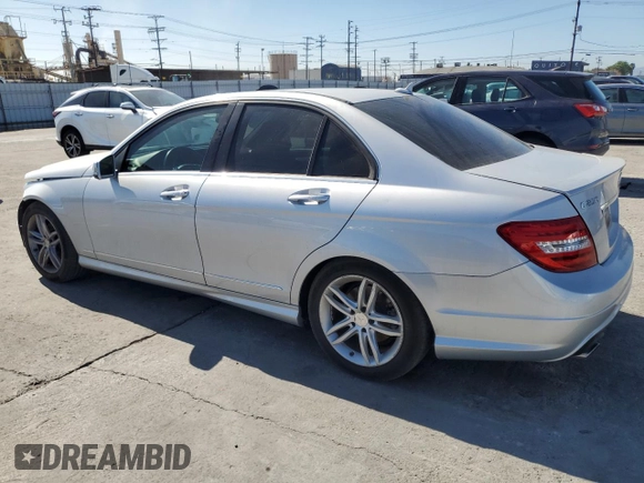 2013 Mercedes-Benz C-Class C 250 Sport with VIN WDDGF4HB9DR297688, listed as a Copart auction lot 44738135 with 96,655 mi miles and Salvage Title. Bid and sale history available at carsss.com. Image 2.