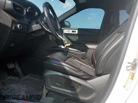 2022 Ford Explorer ST-Line with VIN 1FMSK7KH3NGA27721, listed as a Copart auction lot 53097085 with 42,555 mi miles and Salvage Title. Bid and sale history available at carsss.com. Image 7.