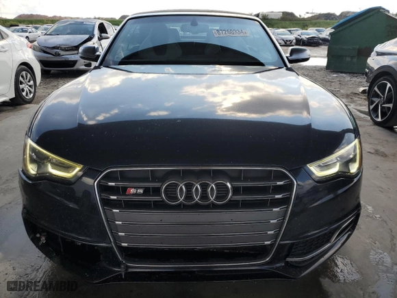 2013 Audi S5 Premium Plus with VIN WAUCGAFH5DN002067, listed as a Copart auction lot 87260334 with 138,801 mi miles and Salvage Title. Bid and sale history available at carsss.com. Image 5.