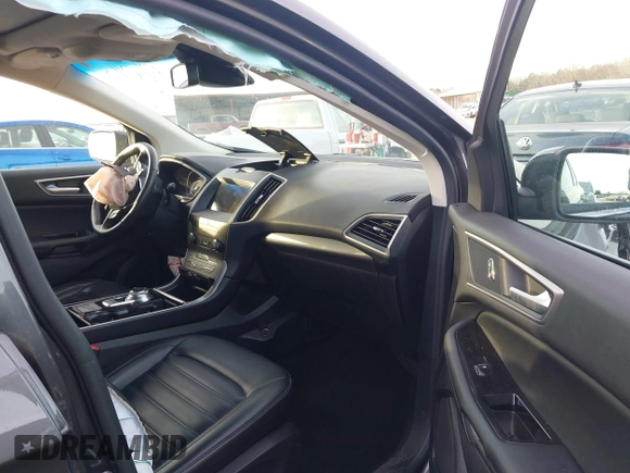 2019 Ford Edge SEL with VIN 2FMPK3J94KBC57523, listed as a IAAI auction lot 41601157 with 54,757 mi miles. Bid and sale history available at carsss.com. Image 5.