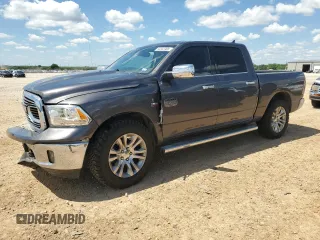 2018 Ram 1500 Longhorn with VIN 1C6RR7PT7JS194268, listed as a Copart auction lot 56565985 with 183,323 mi miles and Salvage title. Bid and sale history available at DreamBid. Image 1.