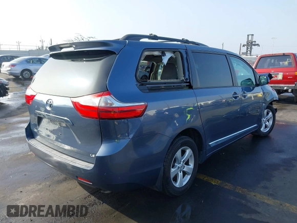2017 Toyota Sienna LE Auto Access Seat with VIN 5TDKZ3DC7HS875279, listed as a IAAI auction lot 41147375 with 59,837 mi miles and . Bid and sale history available at DreamBid. Image 4.