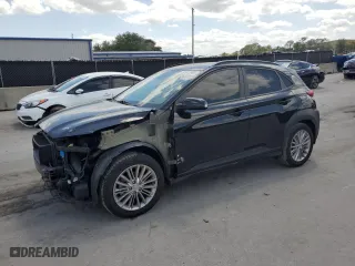 2021 Hyundai Kona SEL with VIN KM8K22AA6MU695830, listed as a Copart auction lot 52343985 with 58,478 mi miles and Salvage Title. Bid and sale history available at carsss.com. Image 1.