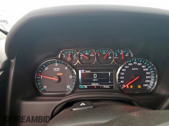 2018 Chevrolet Tahoe LT with VIN 1GNSCBKC1JR387830, listed as a Copart auction lot 60649755 with 59,649 mi miles and Salvage title. Bid and sale history available at DreamBid. Image 9.