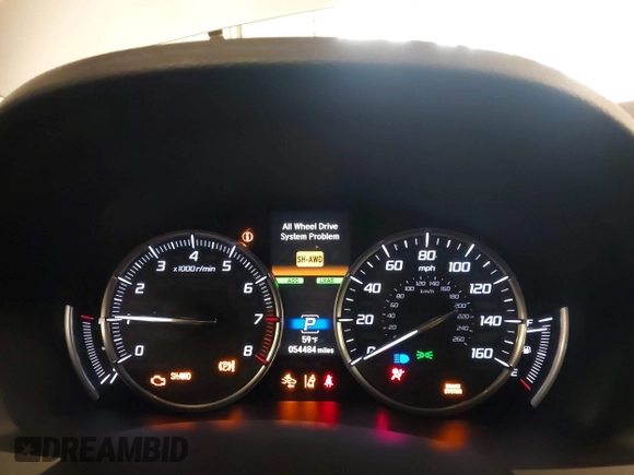 2018 Acura MDX with VIN 5J8YD4H35JL008853, listed as a IAAI auction lot 42243421 with 54,484 mi miles and . Bid and sale history available at DreamBid. Image 7.