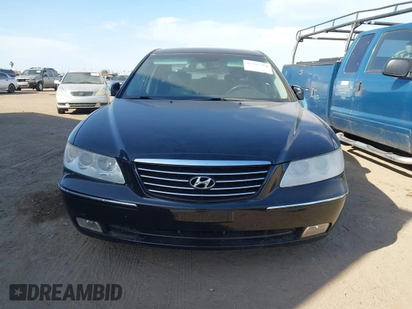 2008 Hyundai Azera Limited with VIN KMHFC46F38A287792, listed as a IAAI auction lot 42397354 with 101,209 mi miles and . Bid and sale history available at DreamBid. Image 6.