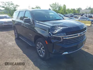 2023 Chevrolet Tahoe LT with VIN 1GNSKNKD7PR396733, listed as a IAAI auction lot 42590086 with 31,824 mi miles and . Bid and sale history available at DreamBid. Image 1.