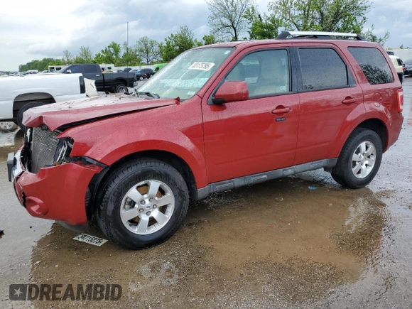 2010 Ford Escape Limited with VIN 1FMCU0E71AKB54080, listed as a Copart auction lot 55175795 with 246,064 mi miles and Salvage title. Bid and sale history available at DreamBid. Image 1.