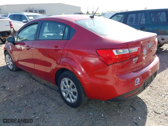 2013 Kia Rio LX with VIN KNADM4A35D6294436, listed as a IAAI auction lot 42009021 with 8,969 mi miles. Bid and sale history available at carsss.com. Image 3.