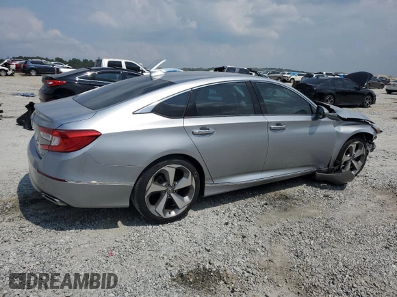 2019 Honda Accord Touring with VIN 1HGCV2F99KA002490, listed as a Copart auction lot 59668755 with 51,291 mi miles and Salvage title. Bid and sale history available at DreamBid. Image 3.