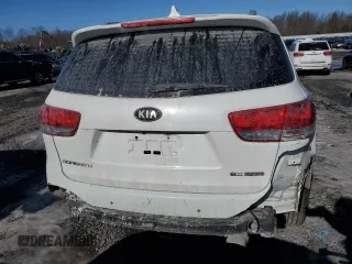2016 Kia Sorento EX with VIN 5XYPHDA16GG047107, listed as a Copart auction lot 42509755 with 135,642 mi miles and Salvage Title. Bid and sale history available at carsss.com. Image 6.