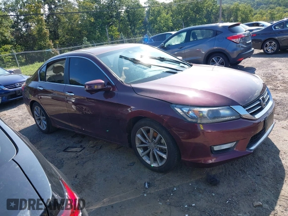 2013 Honda Accord Sdn EX-L with VIN 1HGCR2F88DA121565, listed as a IAAI auction lot 40155535 with 128,733 mi miles. Bid and sale history available at carsss.com. Image 1.