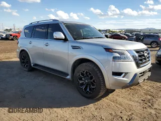 2022 Nissan Armada SV with VIN JN8AY2AC5N9161632, listed as a Copart auction lot 76475753 with 17,665 mi miles. Bid and sale history available at carsss.com. Image 4.