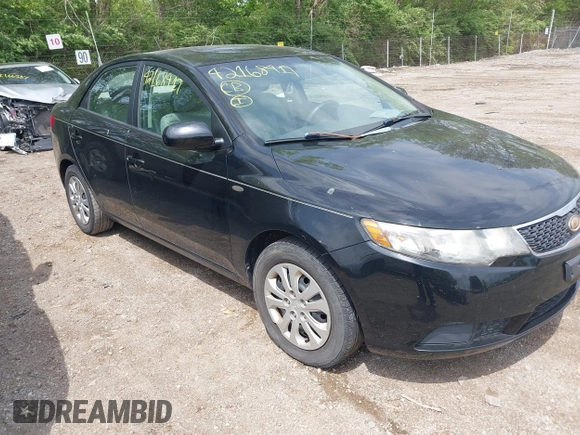 2012 Kia Forte LX with VIN KNAFT4A27C5608787, listed as a IAAI auction lot 42168417 with 113,125 mi miles. Bid and sale history available at carsss.com. Image 1.