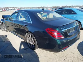 2018 Mercedes-Benz S 560 with VIN WDDUG8GB9JA417220, listed as a IAAI auction lot 41145690 with Not Provided miles and . Bid and sale history available at carsss.com. Image 3.