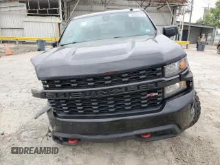 2021 Chevrolet Silverado 1500 Custom Trail Boss with VIN 1GCPYCEF5MZ296592, listed as a Copart auction lot 50968655 with 60,010 mi miles and Salvage Title. Bid and sale history available at DreamBid. Image 5.