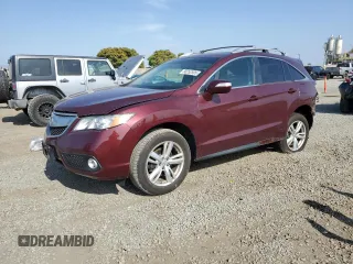 2013 Acura RDX Technology with VIN 5J8TB4H50DL013934, listed as a Copart auction lot 60252505 with 154,642 mi miles and Salvage title. Bid and sale history available at DreamBid. Image 1.