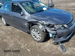 2013 Honda Accord EX-L with VIN 1HGCR2F85DA023495, listed as a IAAI auction lot 41831515 with 67,619 mi miles and . Bid and sale history available at DreamBid. Image 6.