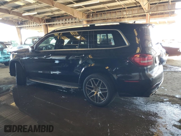 2017 Mercedes-Benz GLS 63 AMG with VIN 4JGDF7FE9HA742782, listed as a Copart auction lot 46303765 with 41,198 mi miles and Salvage title. Bid and sale history available at DreamBid. Image 2.