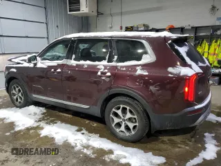 2022 Kia Telluride EX with VIN 5XYP3DHC4NG283693, listed as a Copart auction lot 44032045 with 28,180 mi miles and Salvage Title. Bid and sale history available at carsss.com. Image 2.