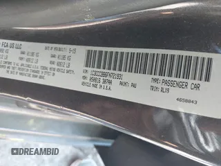 2015 Chrysler 200 S with VIN 1C3CCCBB6FN721931, listed as a IAAI auction lot 42400501 with 153,678 mi miles and . Bid and sale history available at DreamBid. Image 9.