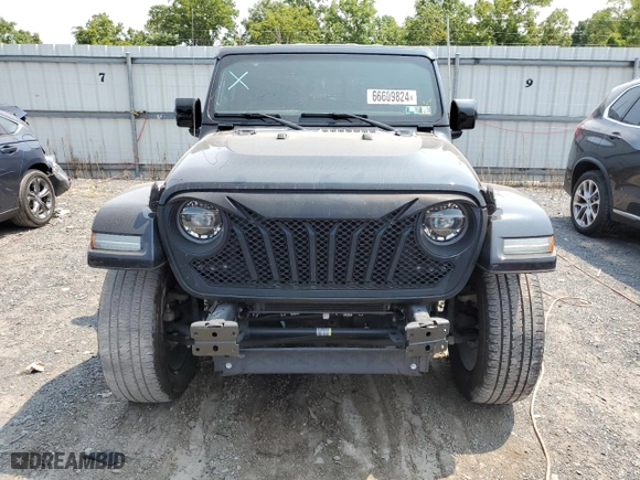 2021 Jeep Gladiator Overland with VIN 1C6HJTFG0ML541311, listed as a Copart auction lot 66609824 with 44,362 mi miles and Salvage Title. Bid and sale history available at carsss.com. Image 5.