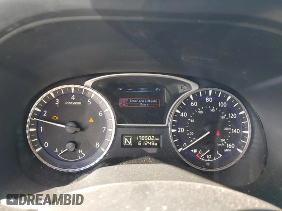 2013 Infiniti JX35 with VIN 5N1AL0MM0DC332920, listed as a Copart auction lot 73411804 with 178,502 mi miles and Salvage Title. Bid and sale history available at carsss.com. Image 9.