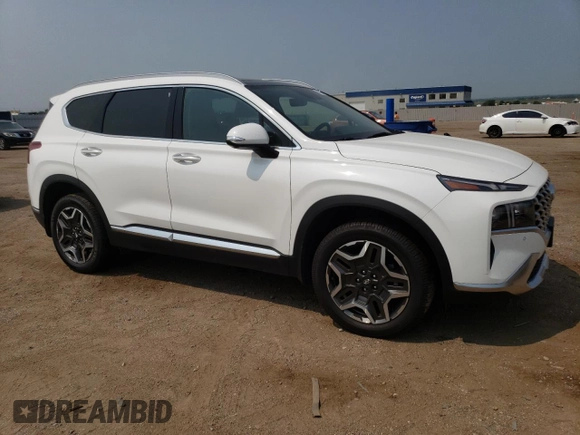 2022 Hyundai Santa Fe Hybrid Limited with VIN KM8S5DA17NU056151, listed as a Copart auction lot 63231464 with 0 mi miles and Salvage Title. Bid and sale history available at carsss.com. Image 4.