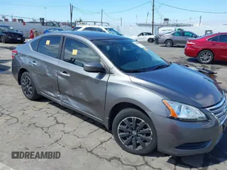 2015 Nissan Sentra SV with VIN 3N1AB7AP6FL681976, listed as a IAAI auction lot 41900869 with 1 mi miles. Bid and sale history available at carsss.com. Image 1.
