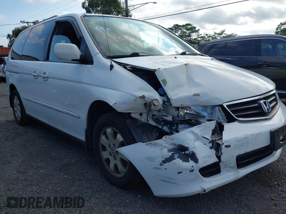2004 Honda Odyssey EX-L with VIN 5FNRL18924B064040, listed as a IAAI auction lot 41350306 with 130,803 mi miles and . Bid and sale history available at DreamBid. Image 6.