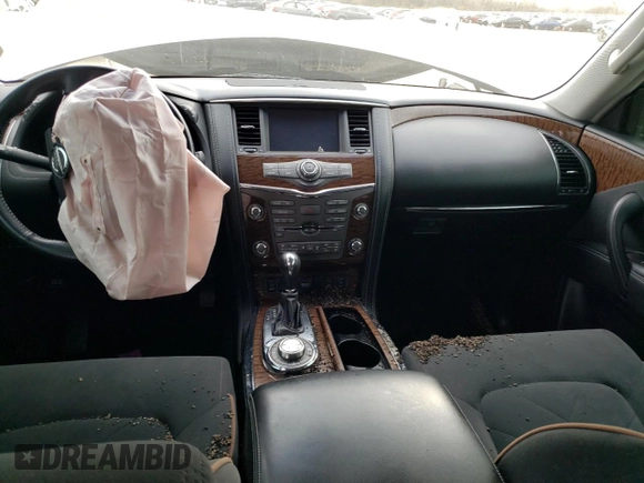 2017 Nissan Armada SL with VIN JN8AY2NC1H9506654, listed as a Copart auction lot 76778673 with Not Provided miles. Bid and sale history available at carsss.com. Image 8.