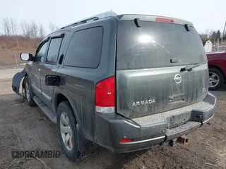 2011 Nissan Armada Platinum z VIN 5N1AA0NC8BN606734, wystawiony jako IAAI lot #41758340 z przebiegiem 154 116 mil mil oraz . Historia ofert i sprzedaży dostępna na DreamBid. Obrazek 3.