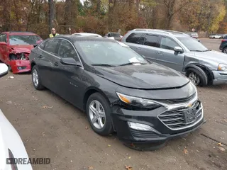 2023 Chevrolet Malibu LS with VIN 1G1ZB5ST9PF252092, listed as a IAAI auction lot 40698787 with 8,696 mi miles. Bid and sale history available at carsss.com. Image 1.